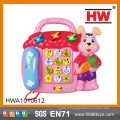Hot Sale Russian Version Plastic Kids Toy Téléphone avec musique Light